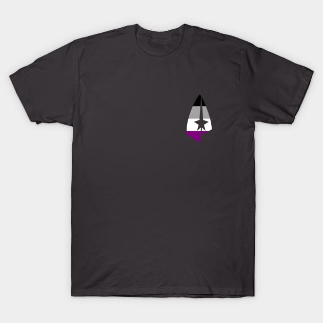 Pride Asexual Treksphere Logo T-Shirt by Treksphere